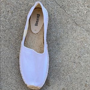 White soludos espadrilles